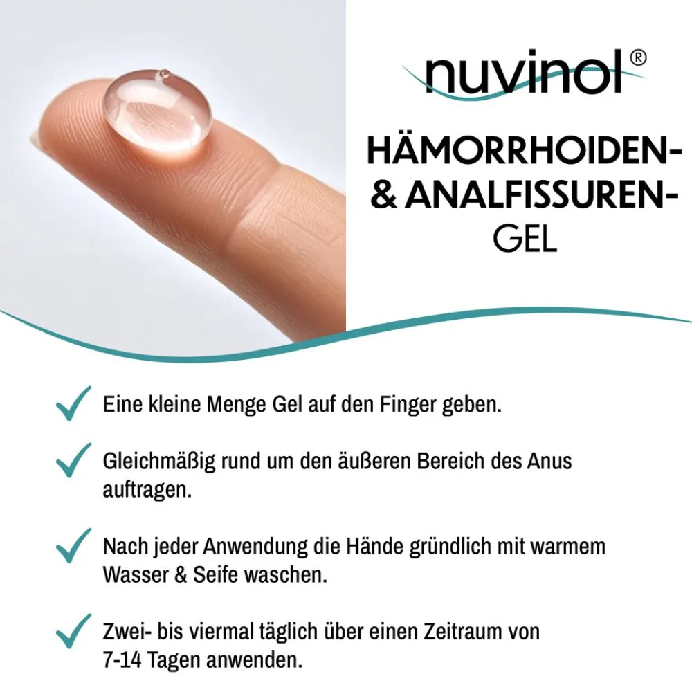 nuvinol Hämorrhoiden-Gel und Analfissuren-Gel> Sale