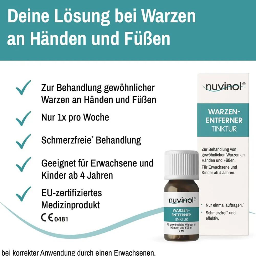 nuvinol Warzenentferner Tinktur schmerzfrei| Sale