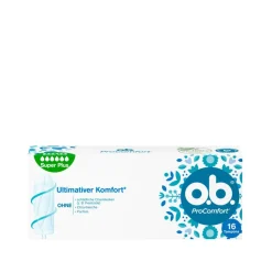 o.b.® ProComfort super plus>o.b. Tampons Online