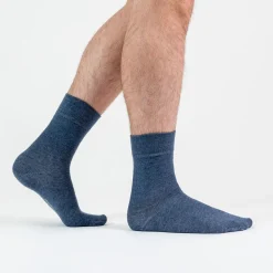 Occulto Socken Herren ohne Naht ohne Gummibund Baumwolle 6er Pack (Modell: Oliver) GreyMix 47-50| Outlet