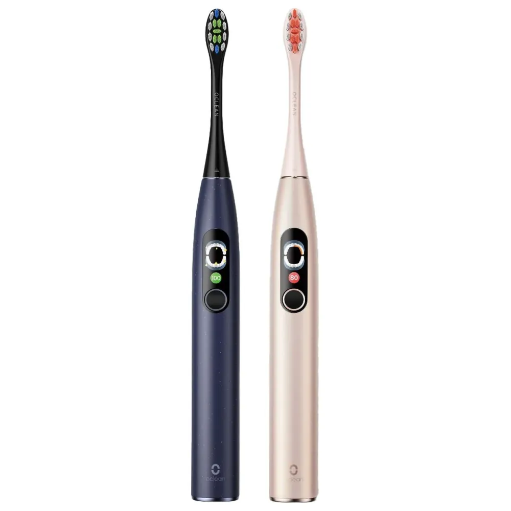 Oclean X Pro Digital Duo Blau / Gold Elektrische Zahnbürste|
