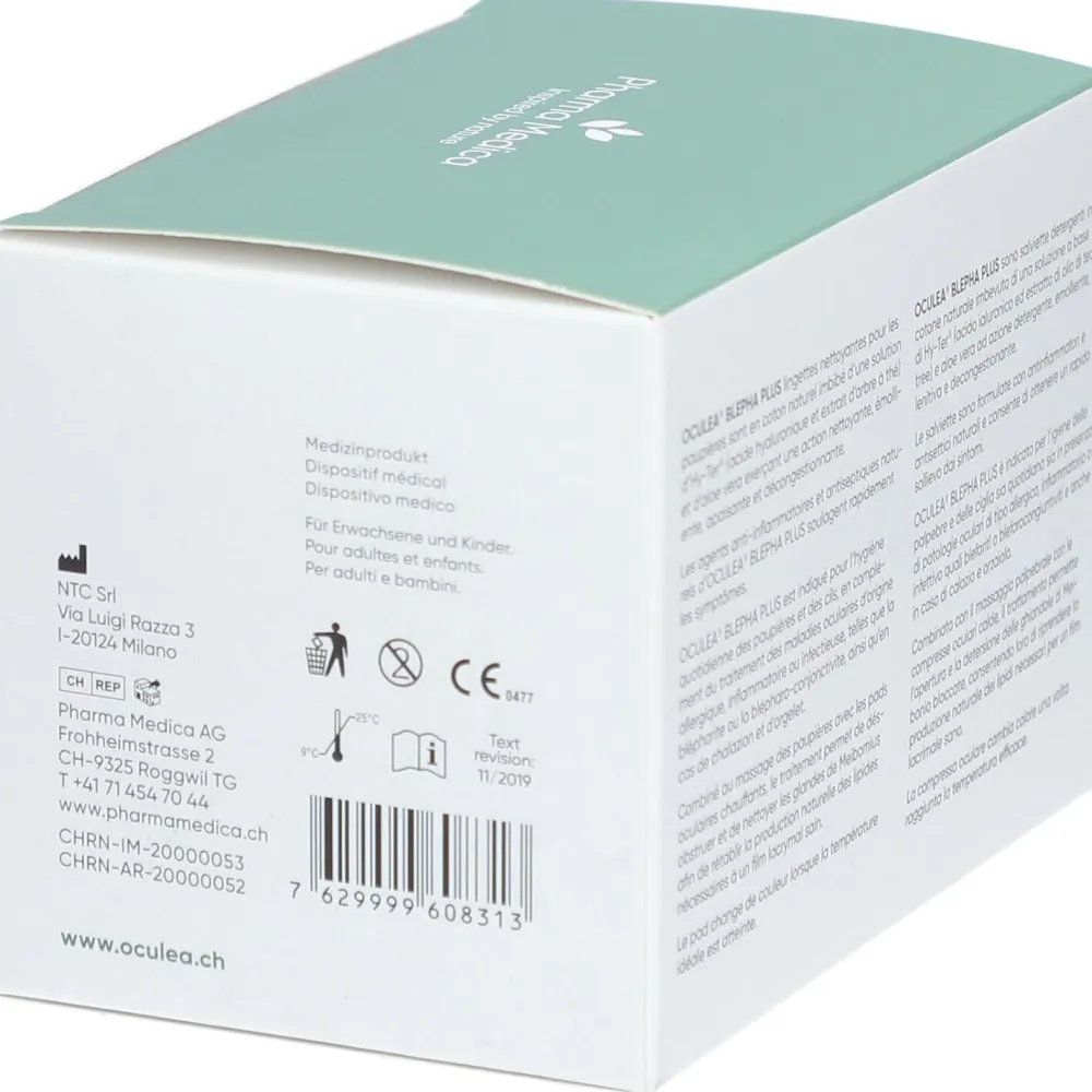 OCULEA® LID PLUS Lidreinigungstücher + Wärme-Augenpad| New