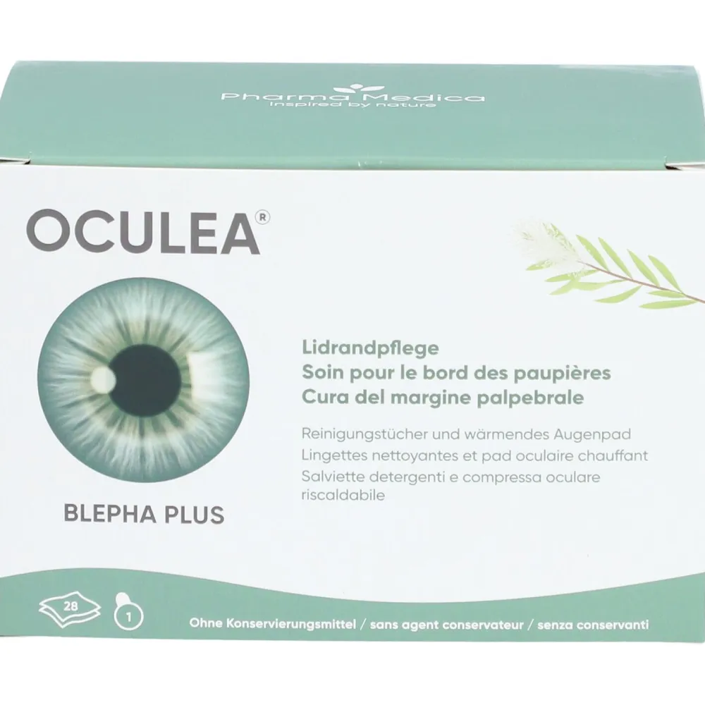 OCULEA® LID PLUS Lidreinigungstücher + Wärme-Augenpad| New