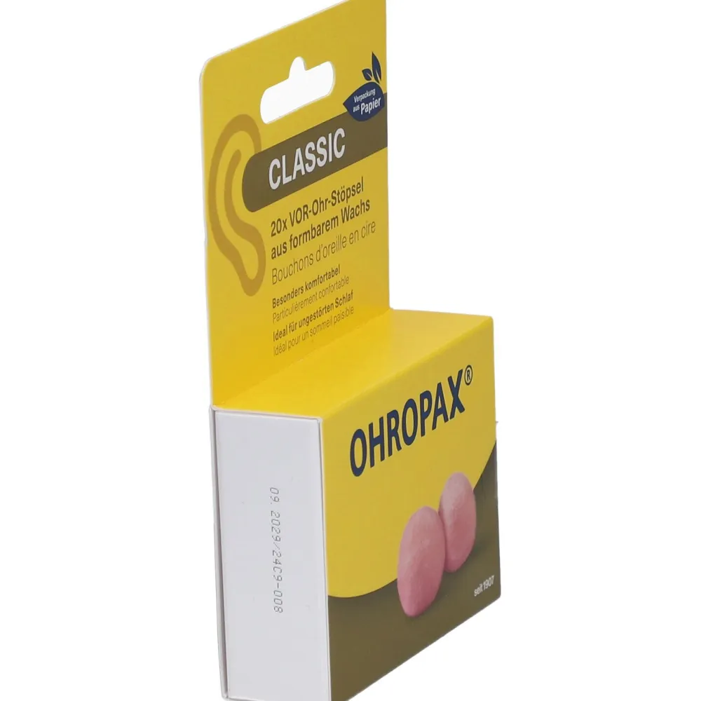 ® Classic Wachs Vor-Ohr Stöpsel>OHROPAX Hot