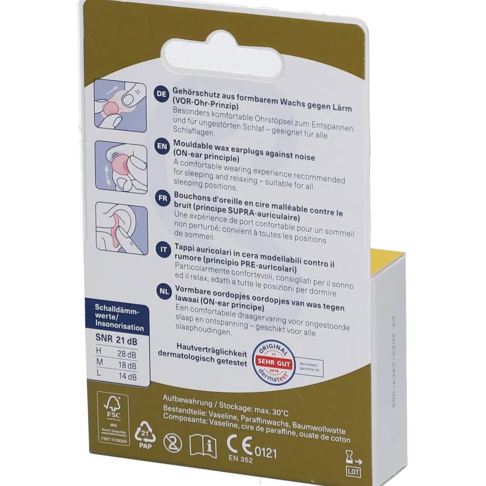 ® Classic Wachs Vor-Ohr Stöpsel>OHROPAX Hot