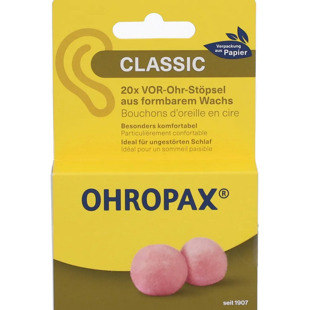 ® Classic Wachs Vor-Ohr Stöpsel>OHROPAX Hot