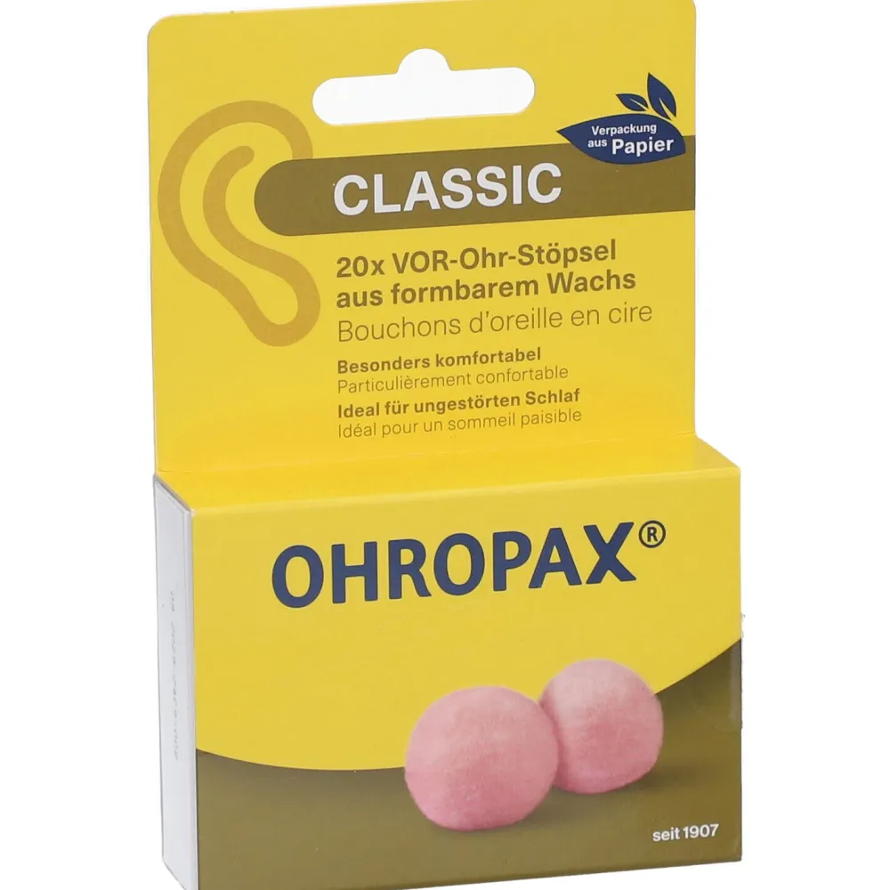® Classic Wachs Vor-Ohr Stöpsel>OHROPAX Hot