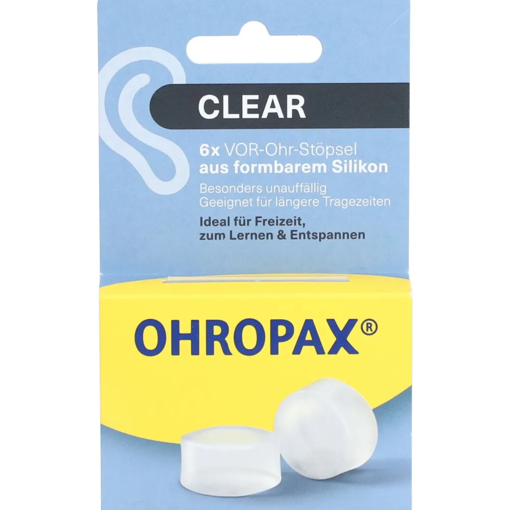 Clear Ohrstöpsel – Komfort und Schutz für jede Situation>OHROPAX Sale