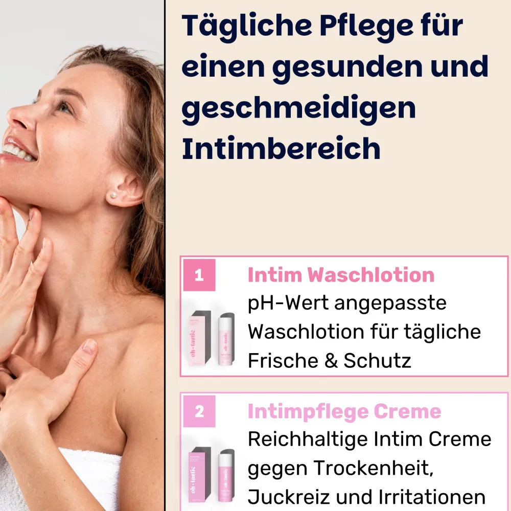 ohtastic: Intimpflege-Duo | Intim Waschlotion + Intimcreme| Outlet
