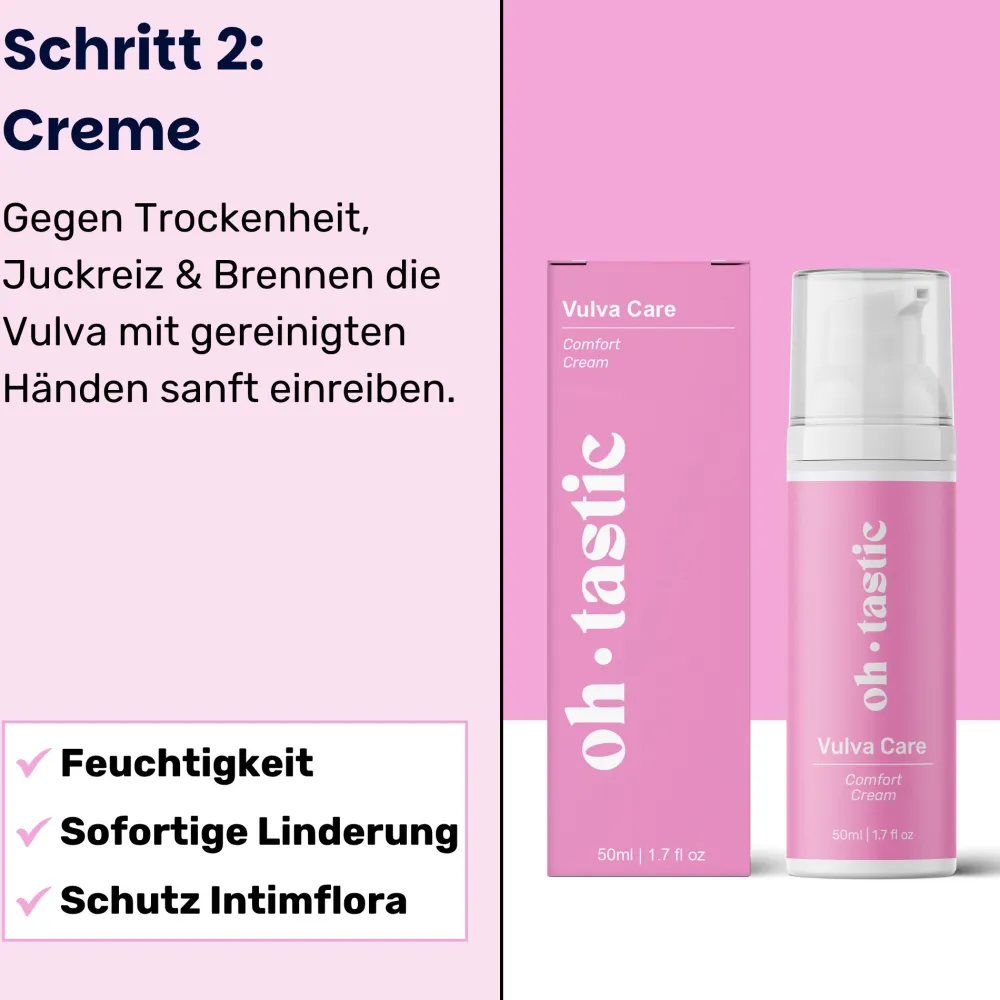 ohtastic: Intimpflege-Duo | Intim Waschlotion + Intimcreme| Outlet