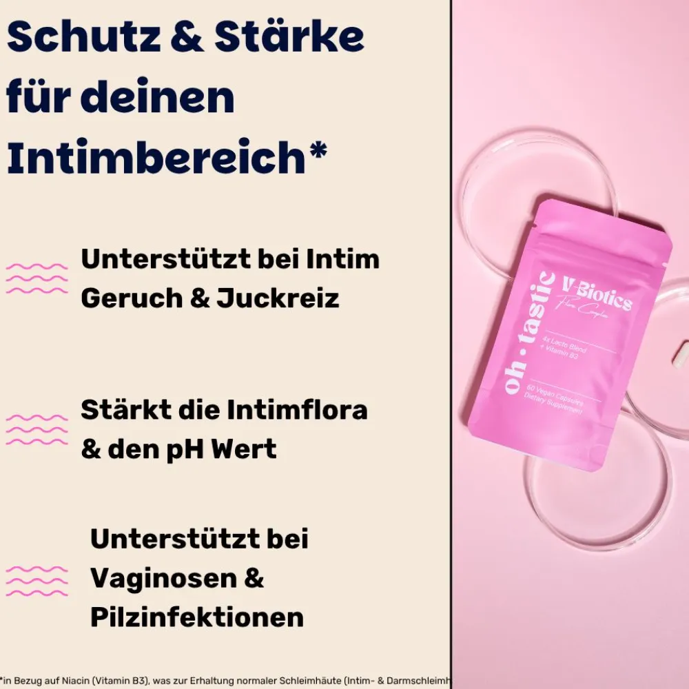 ohtastic V-Biotics Vaginal Probiotics>