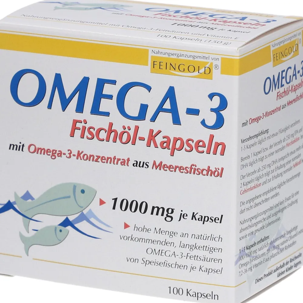 Omega-3 Fischöl-Kapseln| New