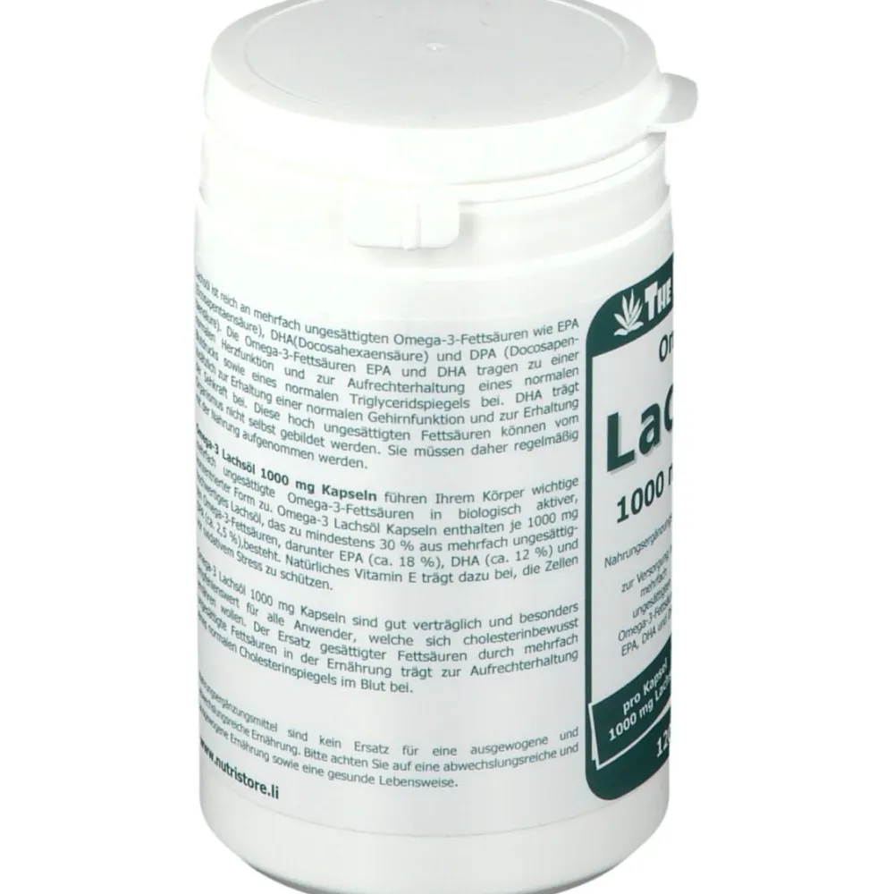 Omega-3 Lachsöl 1000 mg Kapseln>