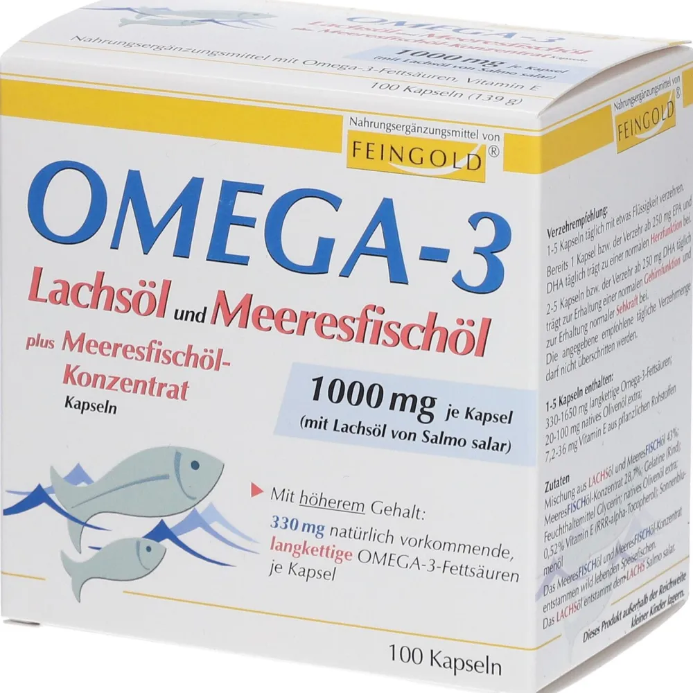 Omega-3 Lachsöl und Meeresfischöl Kapseln> Outlet