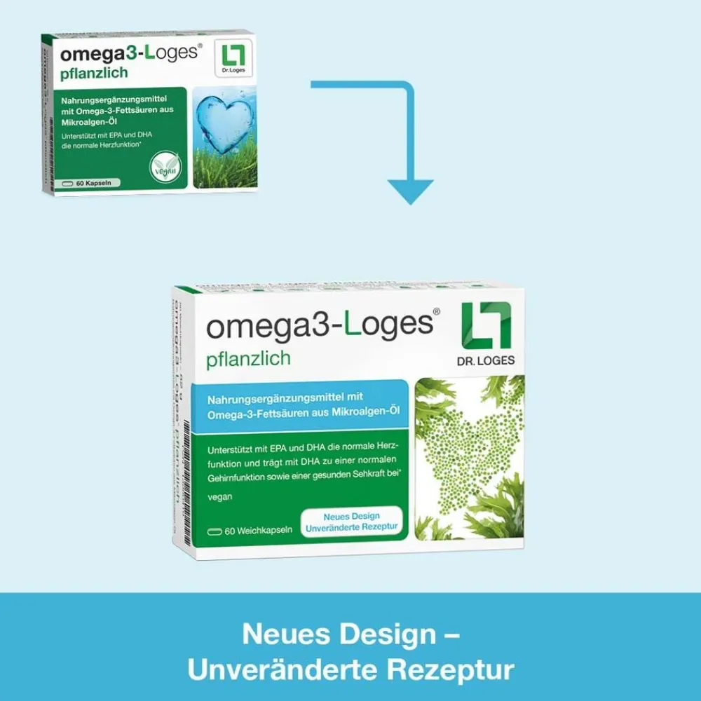 pflanzlich – Omega-3 Kapseln vegan|Omega3-Loges Online