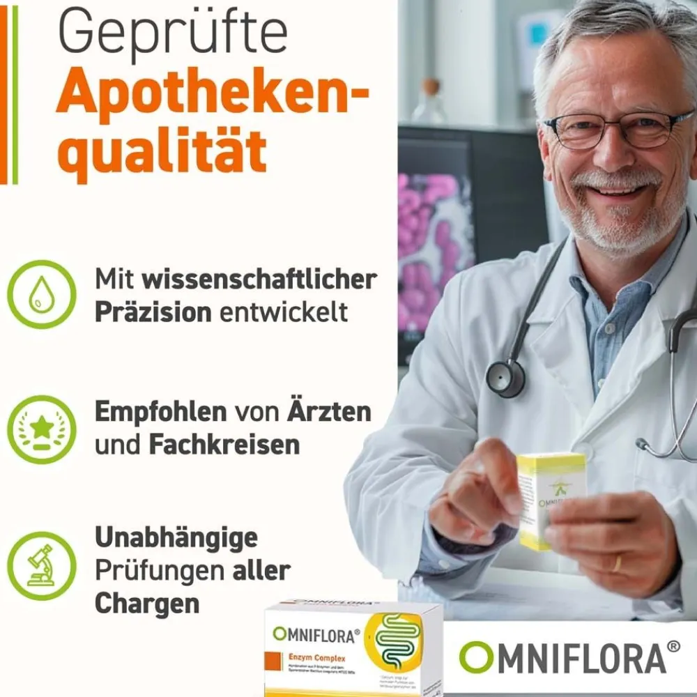 ® Enzym Complex mit 7 Enzymen u. Bacillus coagulans>Omniflora New