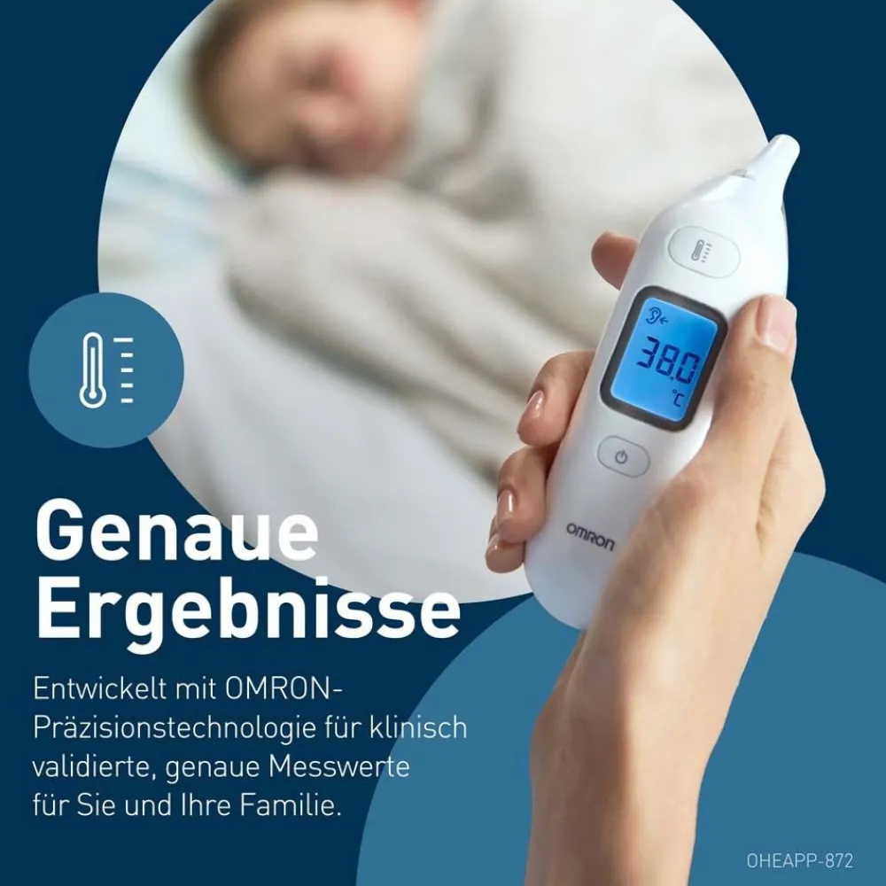 Gentle Temp 533 – Fortschrittliches Infrarot‑Ohr‑Fieberthermometer|OMRON Discount