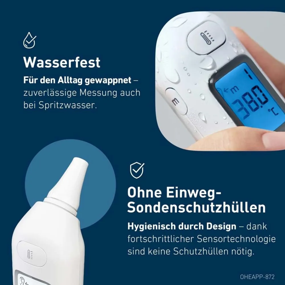 Gentle Temp 533 – Fortschrittliches Infrarot‑Ohr‑Fieberthermometer|OMRON Discount