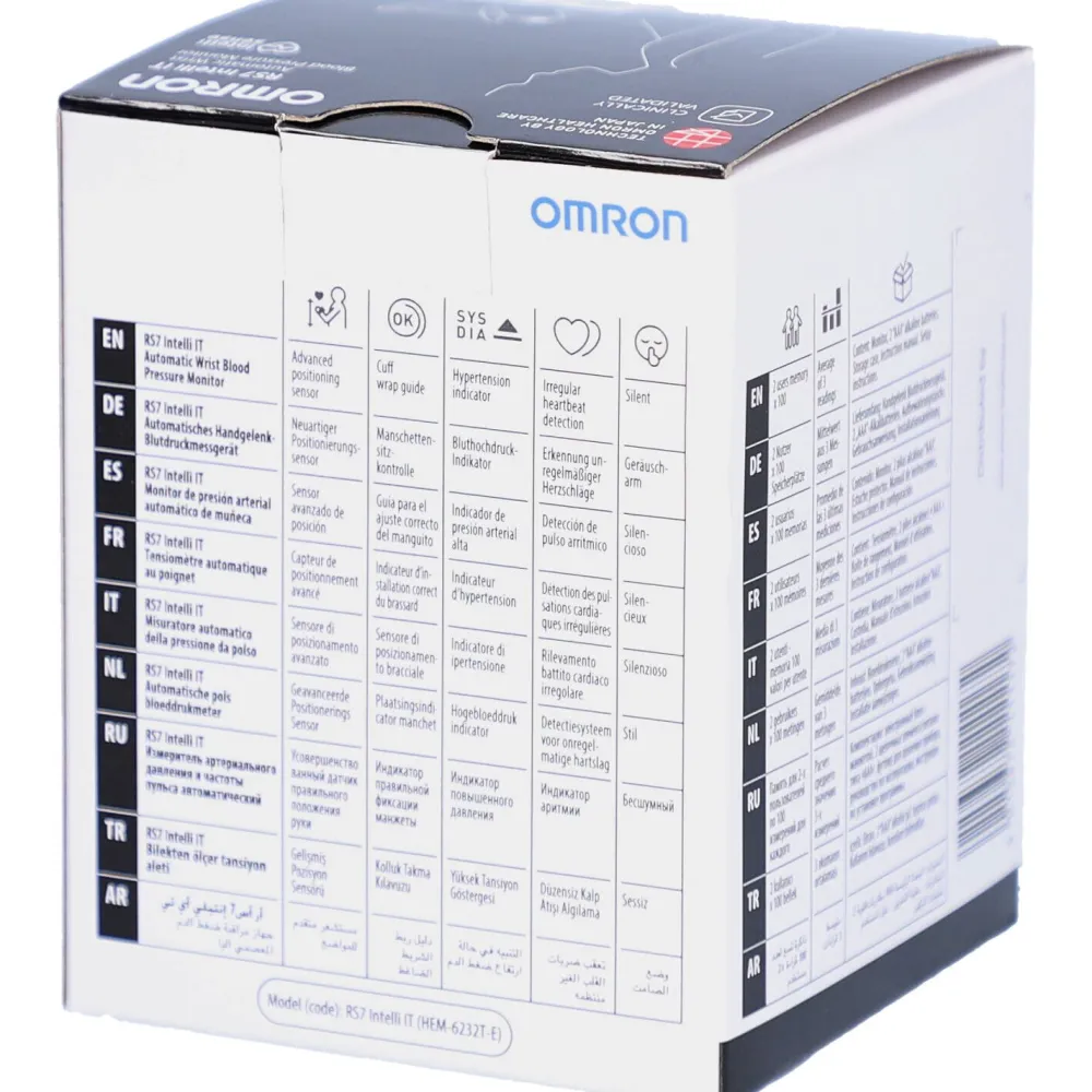 RS7 Intelli IT Handgelenk-Blutdruckmessgerät>OMRON Best