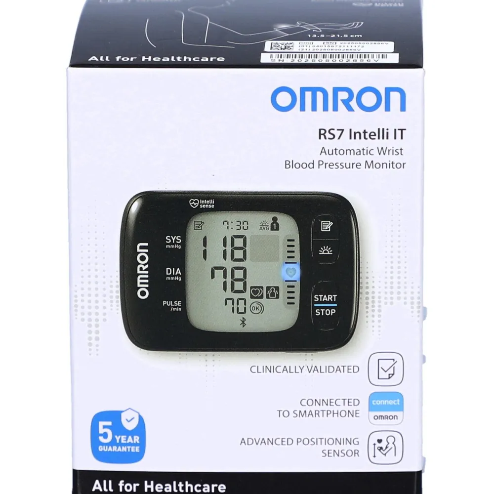 RS7 Intelli IT Handgelenk-Blutdruckmessgerät>OMRON Best