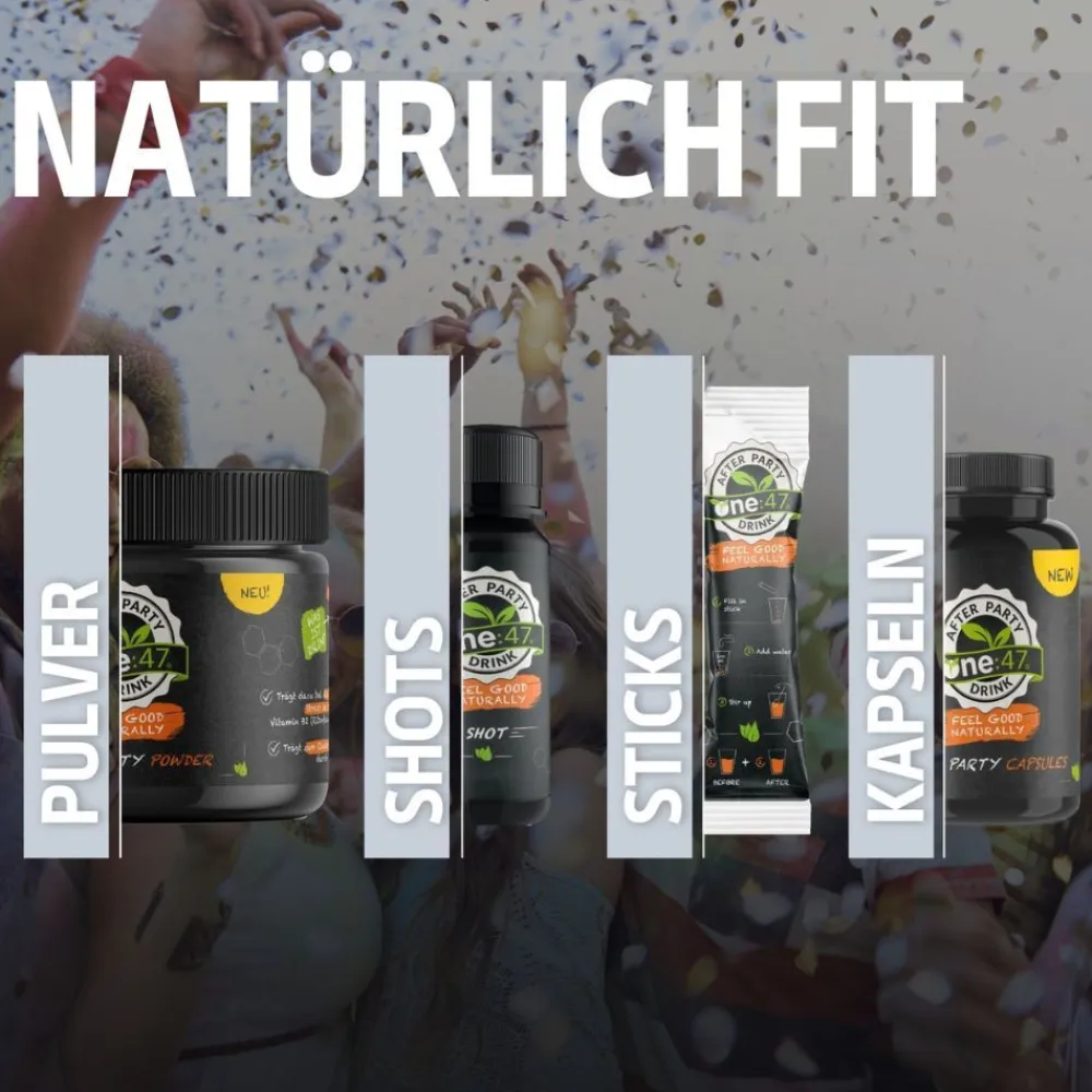 one:47® After Party Kapseln mit Elektrolyten und Vitaminen> Discount