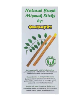 OneBuy24 Miswak Siwak Zahnputzholz mit natürlichen Mineralstoffen und Gipskristallen| Online
