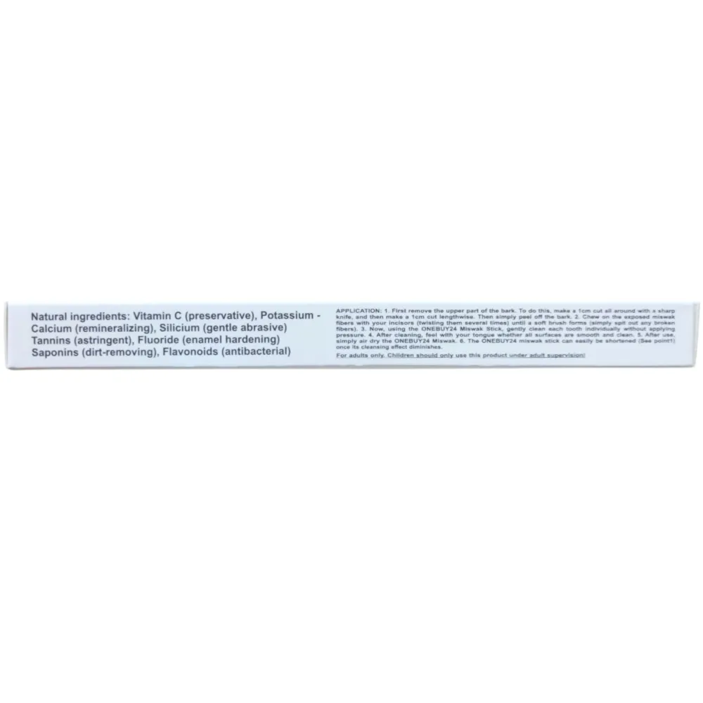 OneBuy24 Miswak Siwak Zahnputzholz mit natürlichen Mineralstoffen und Gipskristallen| Online