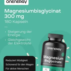 Onenergy Magnesiumbisglycinat 300 mg><noscript><img width=