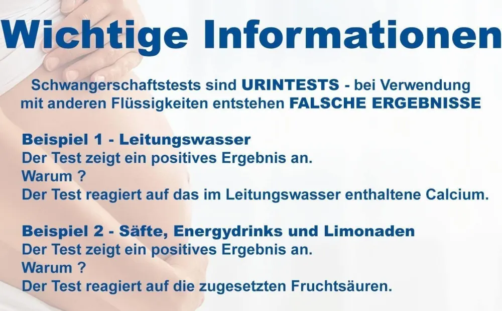 One+Step Blue Line ultraempfindlicher Schwangerschaftstest - Frühtest 10 miu/ml>one-step Online