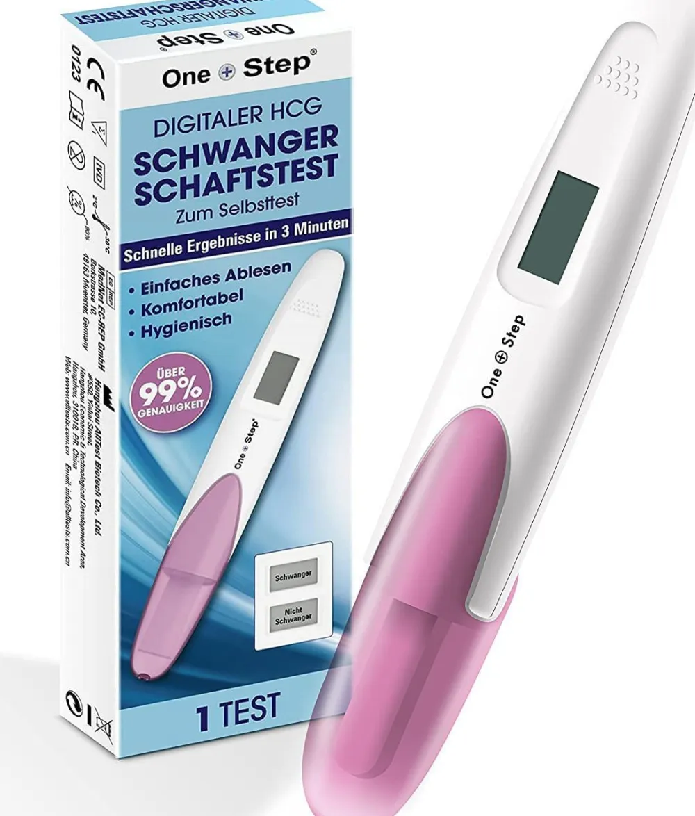 One+Step digitaler Schwangerschaftstest mit klarer Anzeige "schwanger" / "nicht schwanger"|one-step Outlet