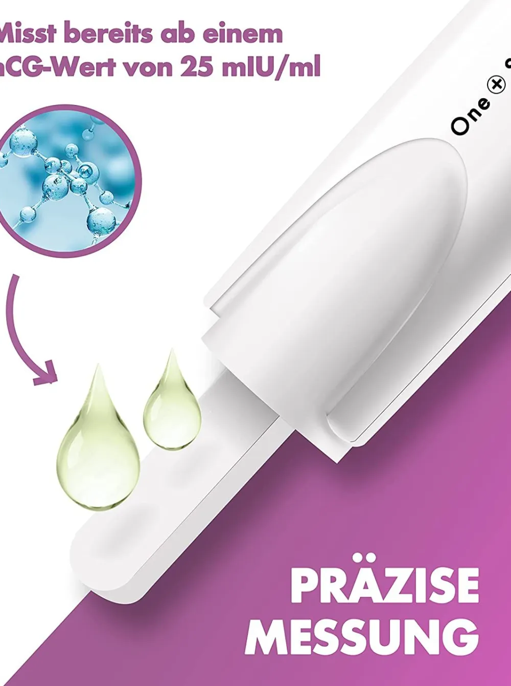 One+Step digitaler Schwangerschaftstest mit klarer Anzeige "schwanger" / "nicht schwanger"|one-step Outlet