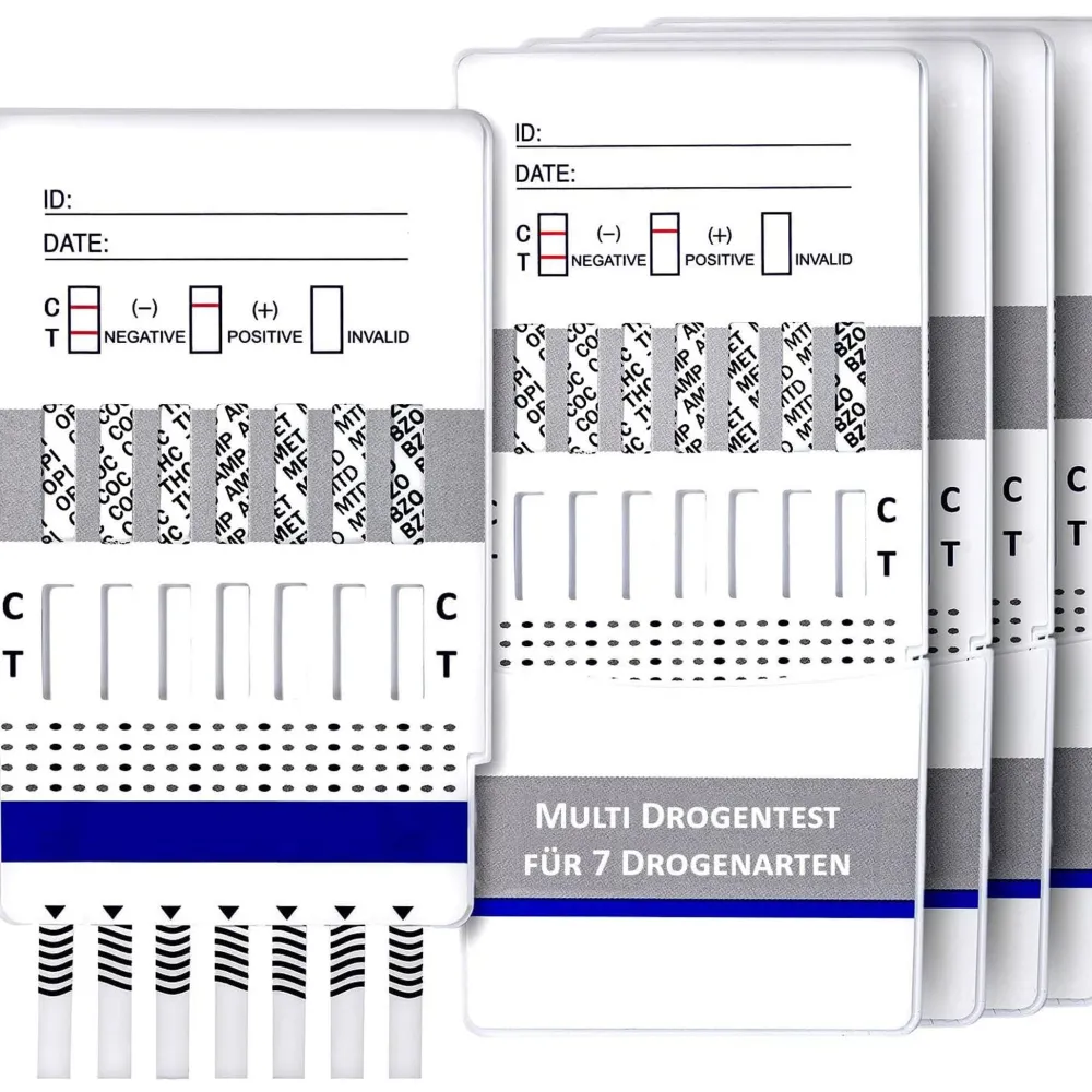 One+Step Drogentest für 7 Drogenarten - (COC/THC/OPI/AMP/MTD/BZO/MET)|one-step Discount