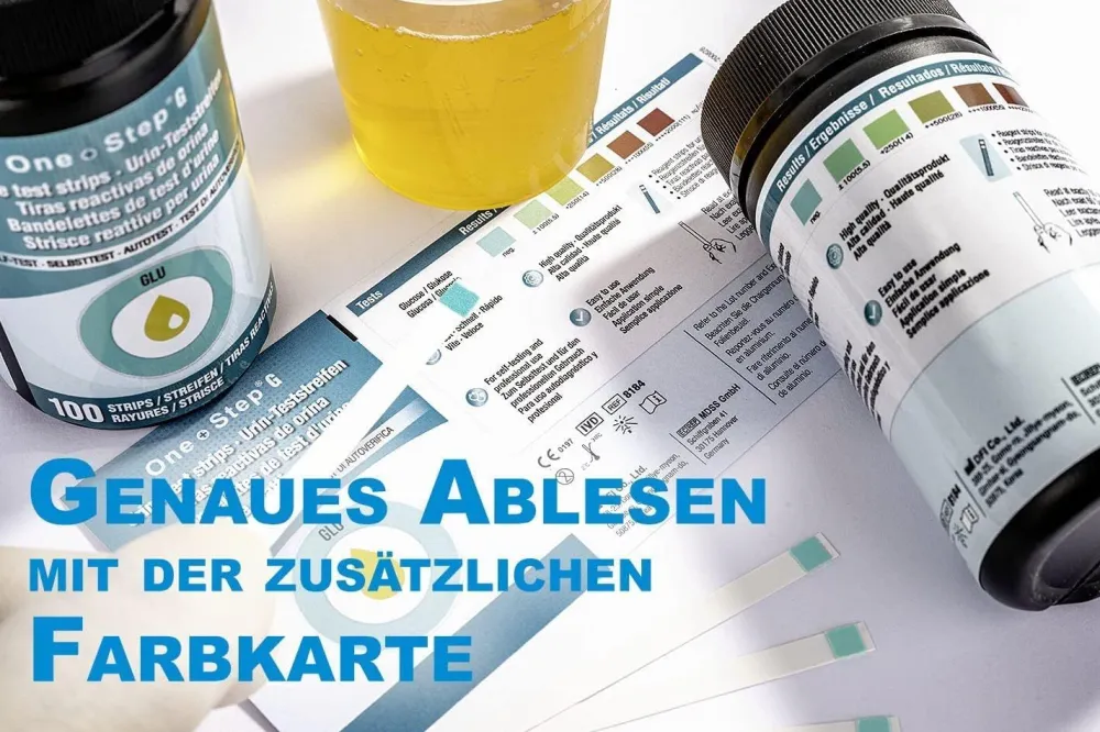 One+Step Glukose Teststreifen - Blutzucker Schnelltest für zu Hause - Blutzuckerteststreifen|one-step Online