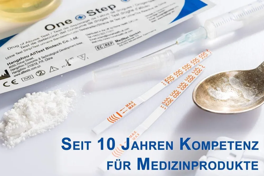 One+Step Kokain Drogentest-Schnelltest - Selbsttest mit hoher Sensitivität Cut-off: 100 ng/ml>one-step Sale