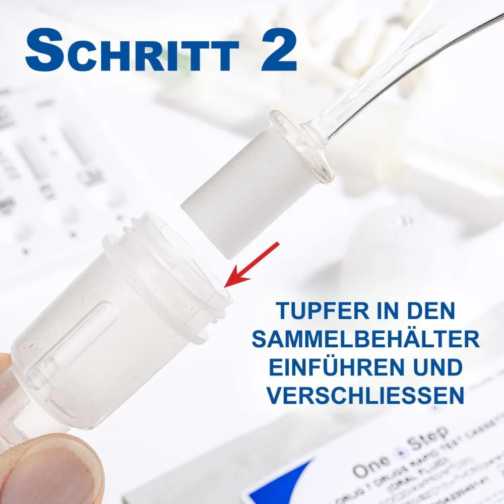 One+Step Multi Drogentest Speichel für 7 Drogenarten (COC/THC/OPI/AMP/MTD/BZO/MET)>one-step