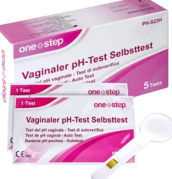 One+Step vaginaler ph-Test Gesundheitstest mit Referenzfarbkarte|one-step Sale