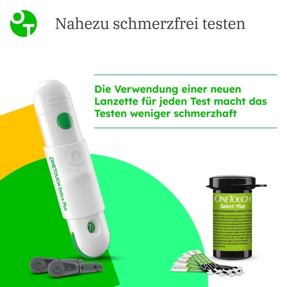 OneTouch Select® Plus Blutzuckerteststreifen zur Blutzucker-Messung bei Diabetes (Zucker-Krankheit)| Clearance