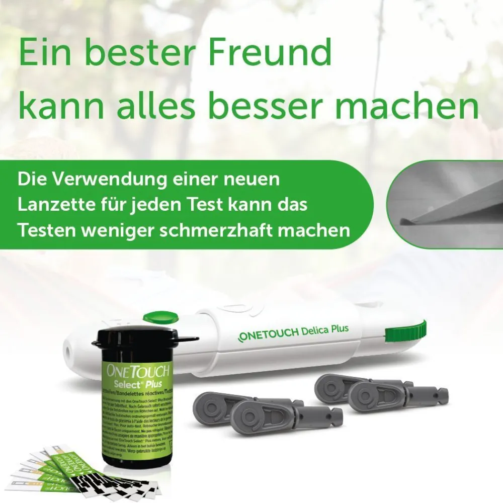 OneTouch Select® Plus Blutzuckerteststreifen zur Blutzucker-Messung bei Diabetes (Zucker-Krankheit)| New