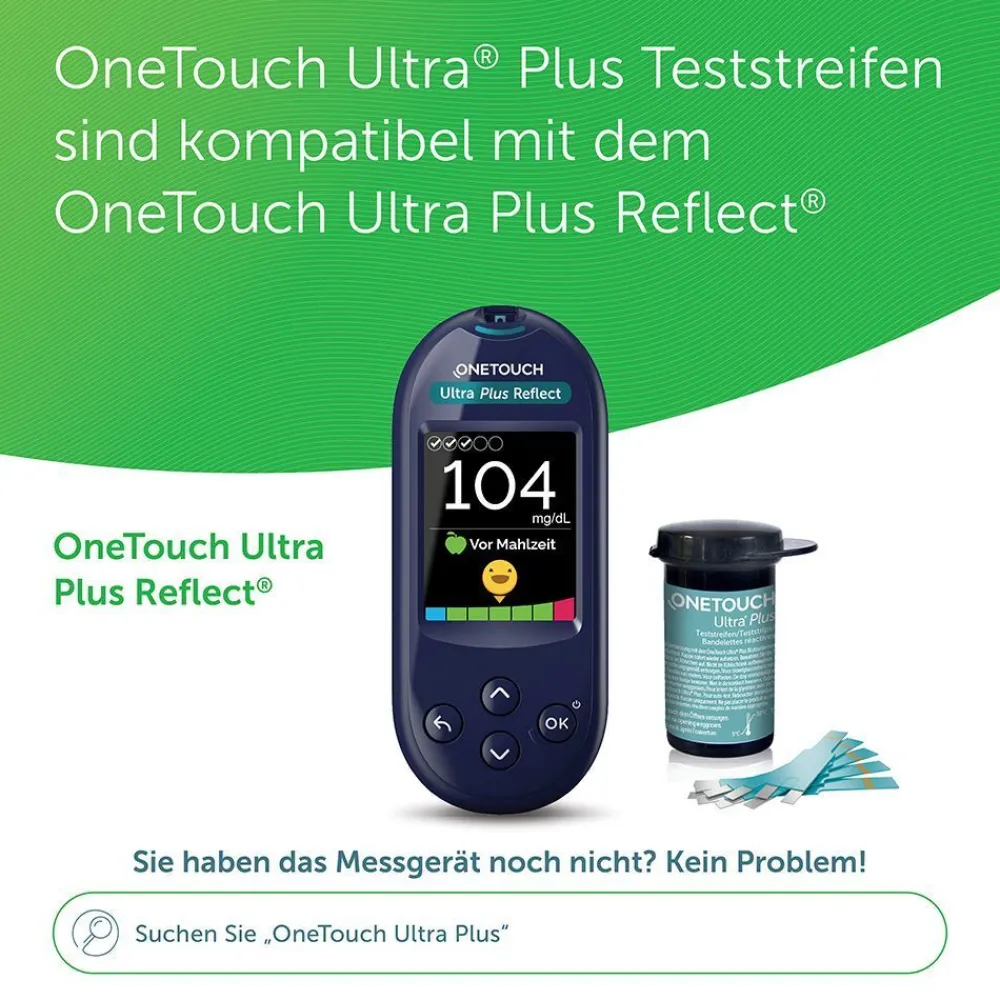 OneTouch Select® Plus Blutzuckerteststreifen zur Blutzucker-Messung bei Diabetes (Zucker-Krankheit)| New