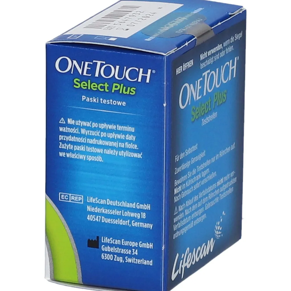 OneTouch Select Plus Blutzuckerteststreifen zur Blutzucker-Messung bei Diabetes (Zucker-Krankheit)| Clearance
