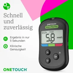 OneTouch Select Plus Flex® Blutzucker-Messgerät Set (mmol/l)><noscript><img width=