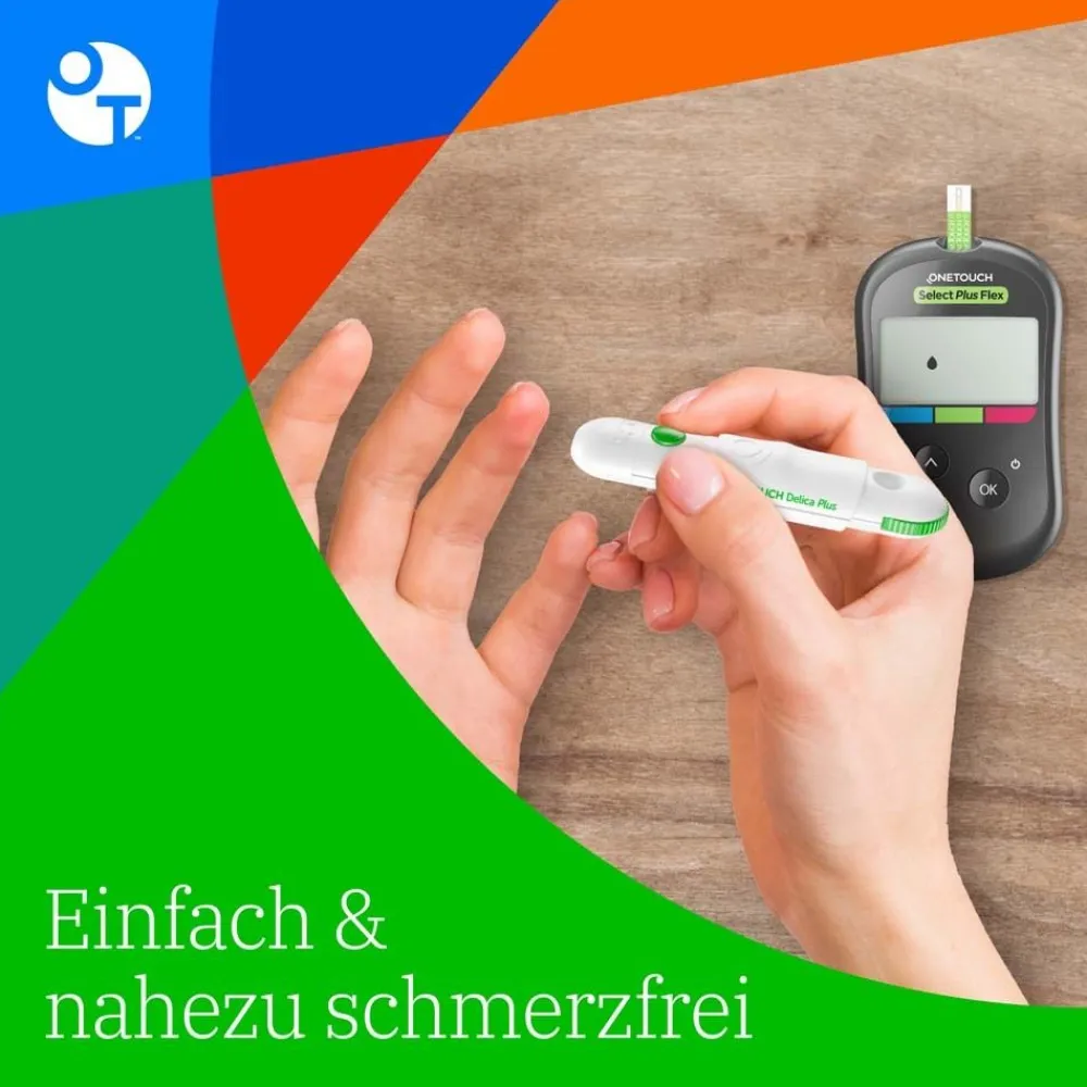OneTouch Select Plus Flex® Blutzucker-Messgerät Set (mmol/l)> Outlet