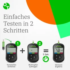 OneTouch Select Plus Flex® Diabetes Starter-Set XL mmol/l, 40 Teststreifen, 40 sterile Lanzetten, 1 Stechhilfe><noscript><img width=