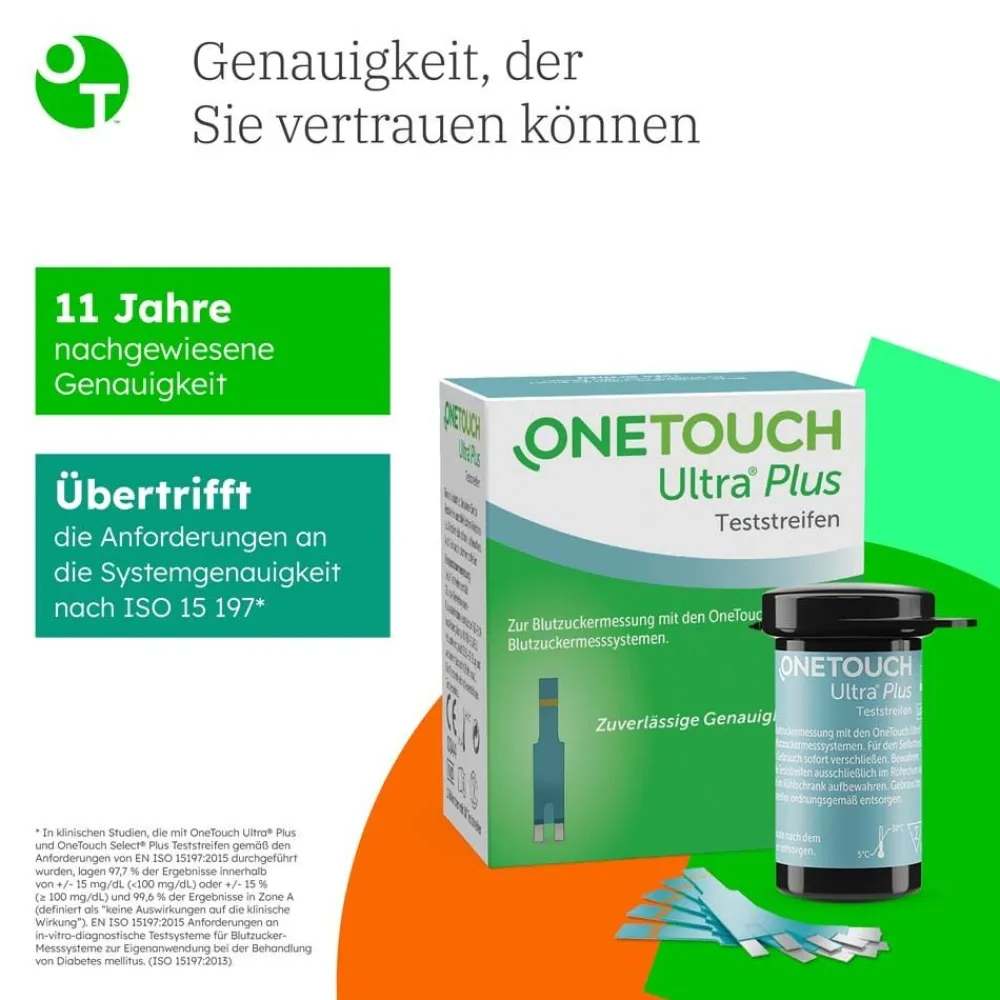 OneTouch Ultra® Plus Blutzuckerteststreifen zur Blutzucker-Messung bei Diabetes (Zucker-Krankheit)> Hot