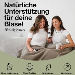 Only Nature® Forskolin 500 mg – Pflanzliche Unterstützung der Blase – Hochdosiert mit 20 % Forskolin| Sale