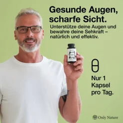 Only Nature® Lutein 20mg (4 mg Zeaxanthin) in Deutschland produziert & laborgeprüfte Augenkapseln><noscript><img width=