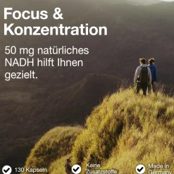 Only Nature® NADH 50mg Kapseln - Aktive Form von NAD - Apothekenqualität in Deutschland produziert| New