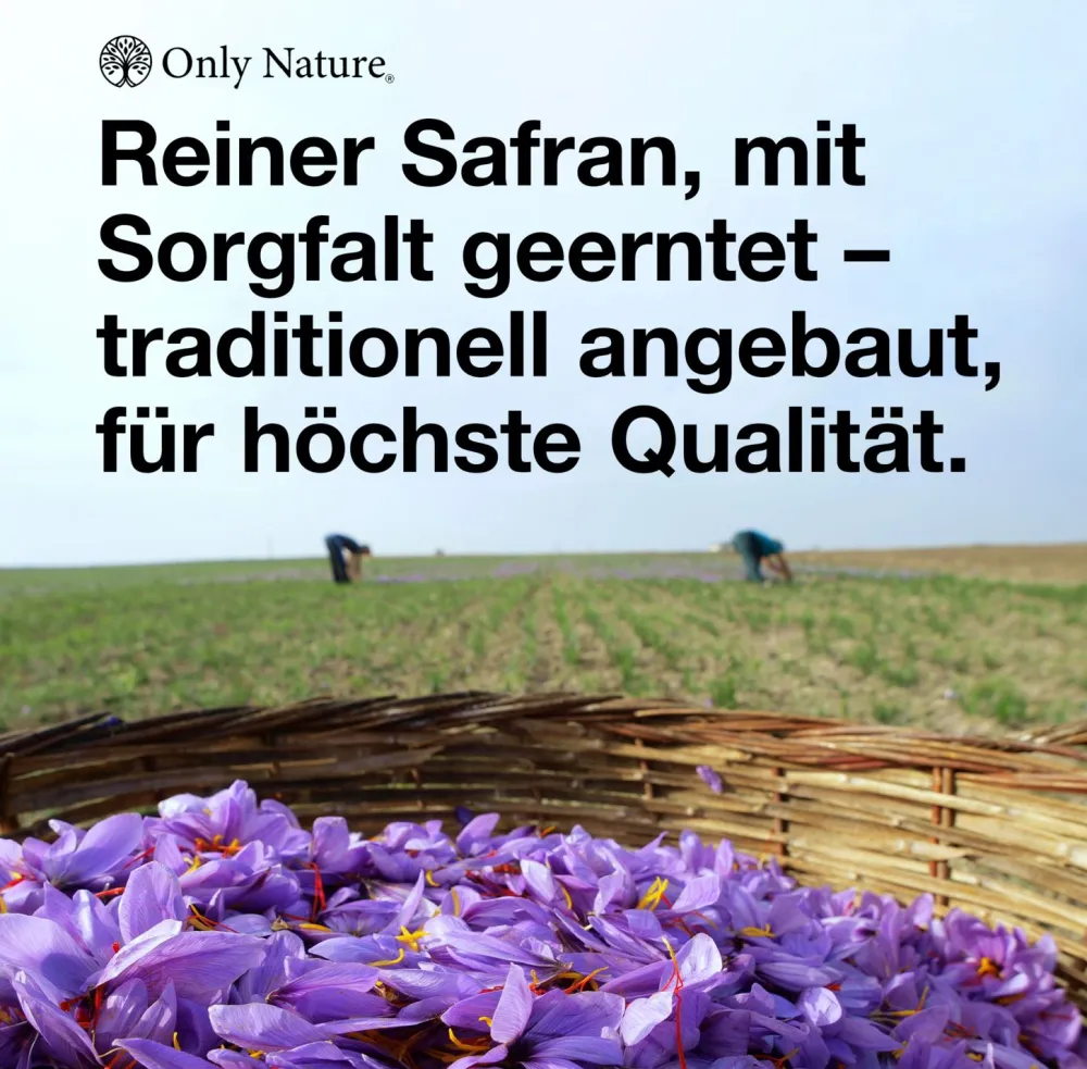 Only Nature® Safran Kapseln 30 mg - (Affron®) – Safran Extrakt 10:1 – Innere Balance & Stimmung> Best