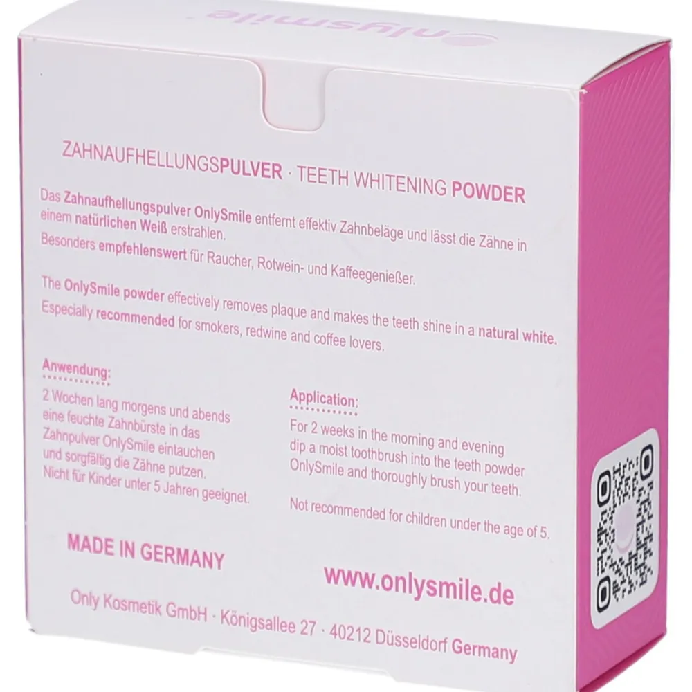 onlysmile® Zahnaufhellungspulver| Outlet