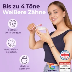 OnlySmile® Zahnaufhellungspulver für Weiße Zähne>